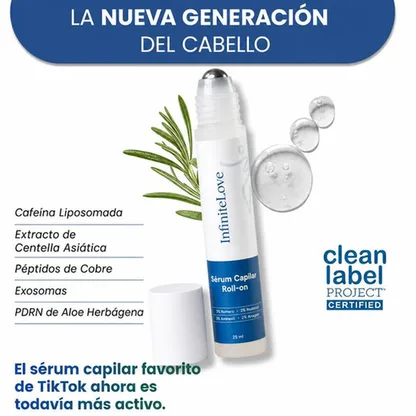 Sérum Capilar Roll-on — Crecimiento y Densidad con 23% de Activos 25 ml