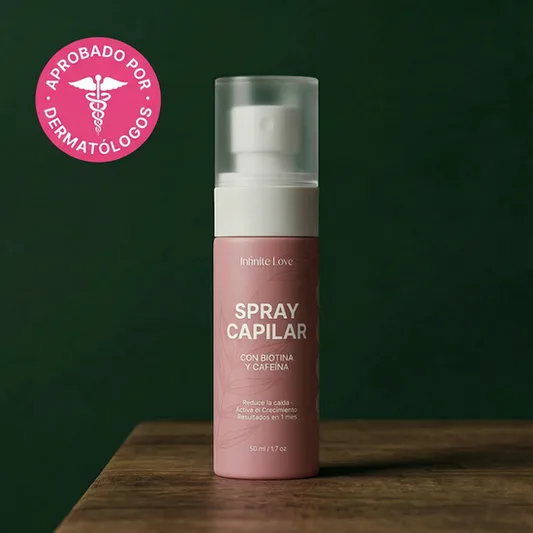 Spray Capilar Anticaída con Biotina y Cafeína – Fortalece y Reduce la Caída