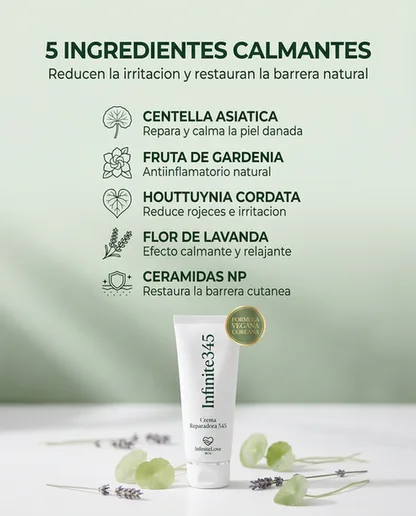 Infinite345 - Crema Reparadora Coreana Vegana