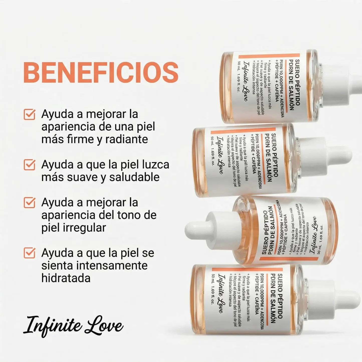 Sérum Facial PDRN con Péptidos – Reparación y Luminosidad