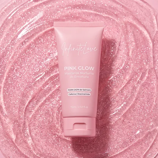 Pink Glow - Mascarilla Nocturna de Envoltura con PDRN y Cafeína 75ml