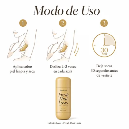 InfiniteFresh — Desodorante Aclarante con Ácido Kójico