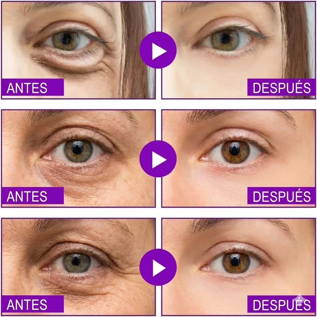 Parches de Microagujas 'MicroGlow' Infusionados con Retinol y Ácido Hialurónico para Rellenar Arrugas, Bolsas y Ojeras