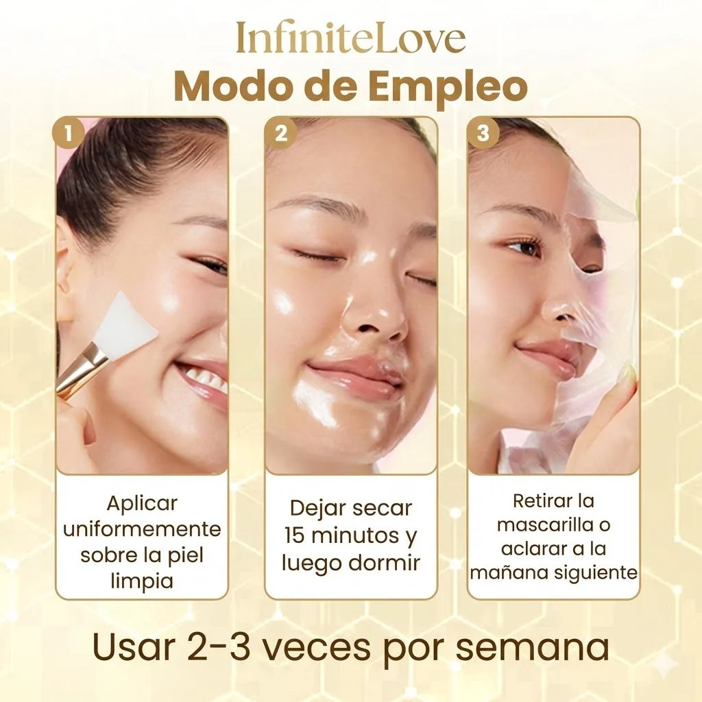 Modo de uso nocturno de GoldMask en tres pasos