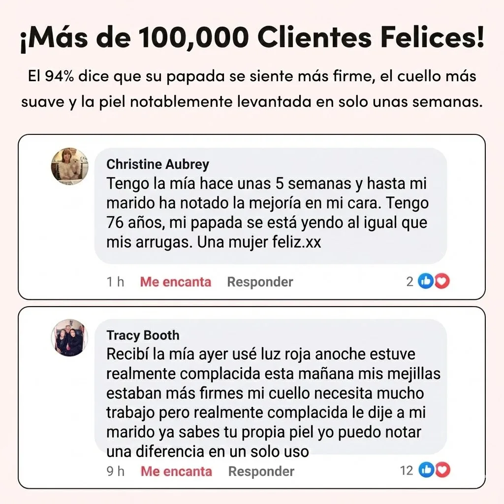 Máscara Facial Anti-Edad de 7 Colores LED y Microcorriente (EMS) para Lifting de Papada y Reafirmar Mejillas