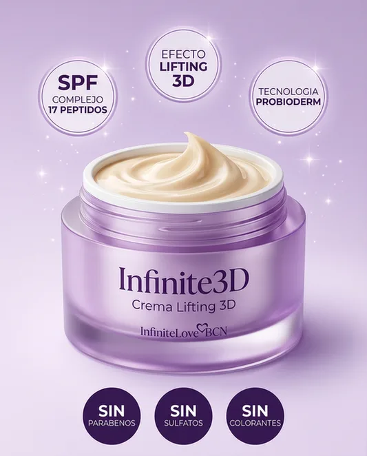 Infinite3D - Crema Lifting 3D Coreana con 17 Péptidos