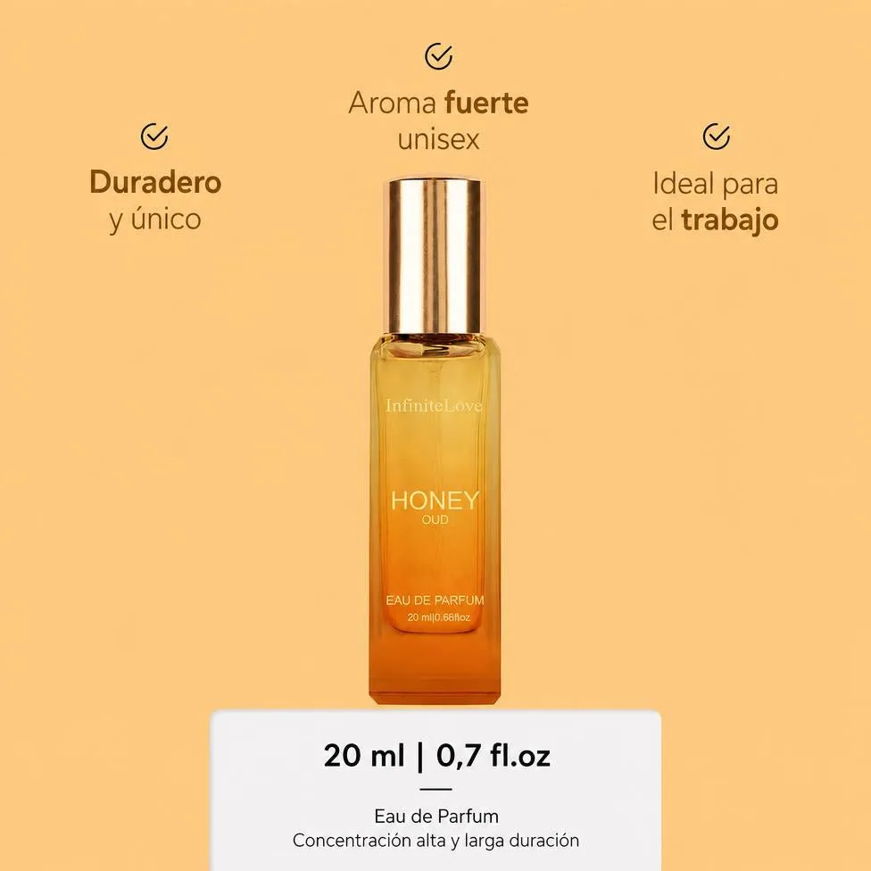 Eau de Parfum Honey Oud — Fragancia Unisex 20 ml