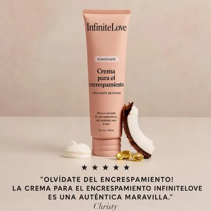 Crema Secado al Aire Alisante — Aceite de Ricino y Coco Anti-Frizz 148ml